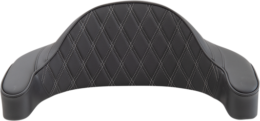 DRAG SPECIALTIES King-Pak Pad - Double Diamond - Silver MEASURE 23 1/2" W X 9" H 0822-0436