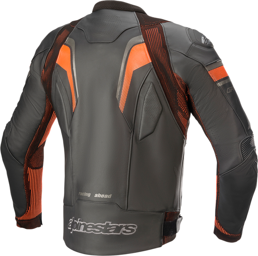 ALPINESTARS GP Plus R v3 Rideknit® Leather Jacket - Black/Red Fluo - US 46 / EU 56 3100321-1030-56