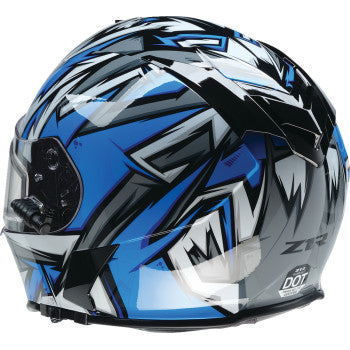 Z1R Warrant Snow Helmet - Neuron - Blue/White - Large 0101-17200