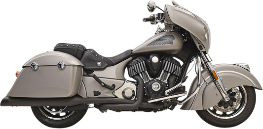 BASSANI XHAUST True Dual Exhaust - Black 8C16BSB