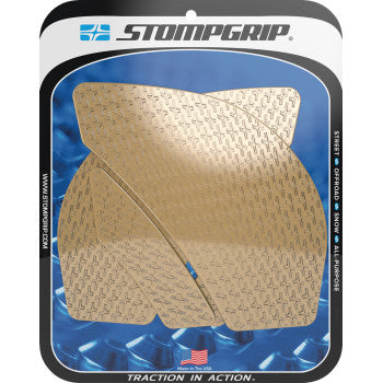 STOMPGRIP Traction Pad Tank Grips - Icon - Clear - Ninja ZX-6R 55-14-0037C