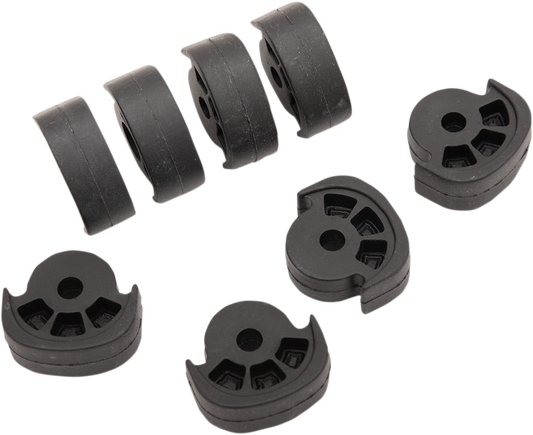 DRAG SPECIALTIES Large Footpegs - Rubbers Only 361056-HC6