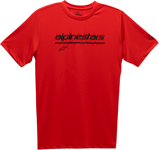 IN STOCK Open Box new  ALPINESTARS Tech Line Up Performance T-Shirt - Red - Large 12117380030L