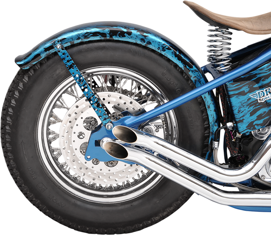 DRAG SPECIALTIES Drilled Brake Rotor - Rear - 11.5" - Harley-Davidson N/F 11-18 XL 08-13 XR 060186ASP-BC648