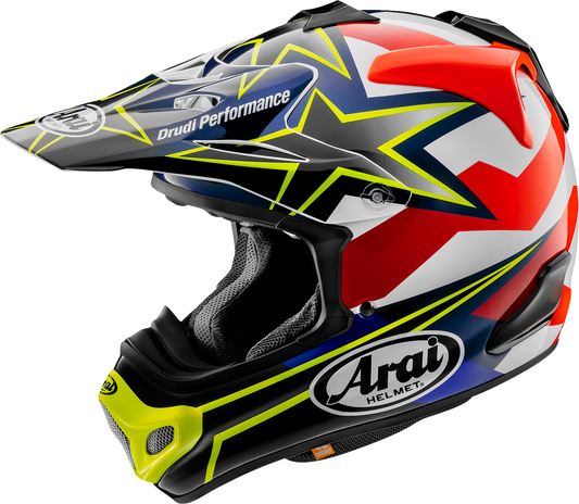 ARAI VX-Pro4 Helmet - Stars & Stripes - Yellow - XS 0110-8201