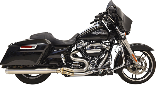 BASSANI XHAUST 2:1 Exhaust - Stainless Steel - Straight Can  Glide  1F28SS