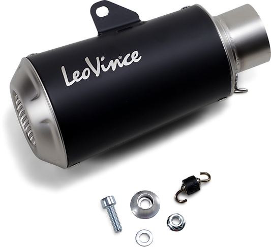 IN STOCK LEOVINCE 54mm Universal LV-10 Slip-On Muffler - Black Edition 9746BU  1811-3792