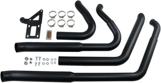 BASSANI XHAUST Pro Street Exhaust - Black - '18+ Softail 1S34DB