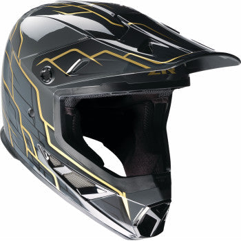Z1R Rise 2.0 Helmet - Hyacinth - Black/Gold - Medium 0110-8627