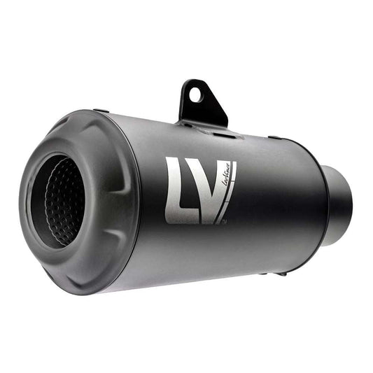 LEOVINCE LV-10 Slip-On Muffler - Universal Black 9746FBU  1811-4293 NO RETURNS- YOU GET WHAT YOU SEE IN THE PIC