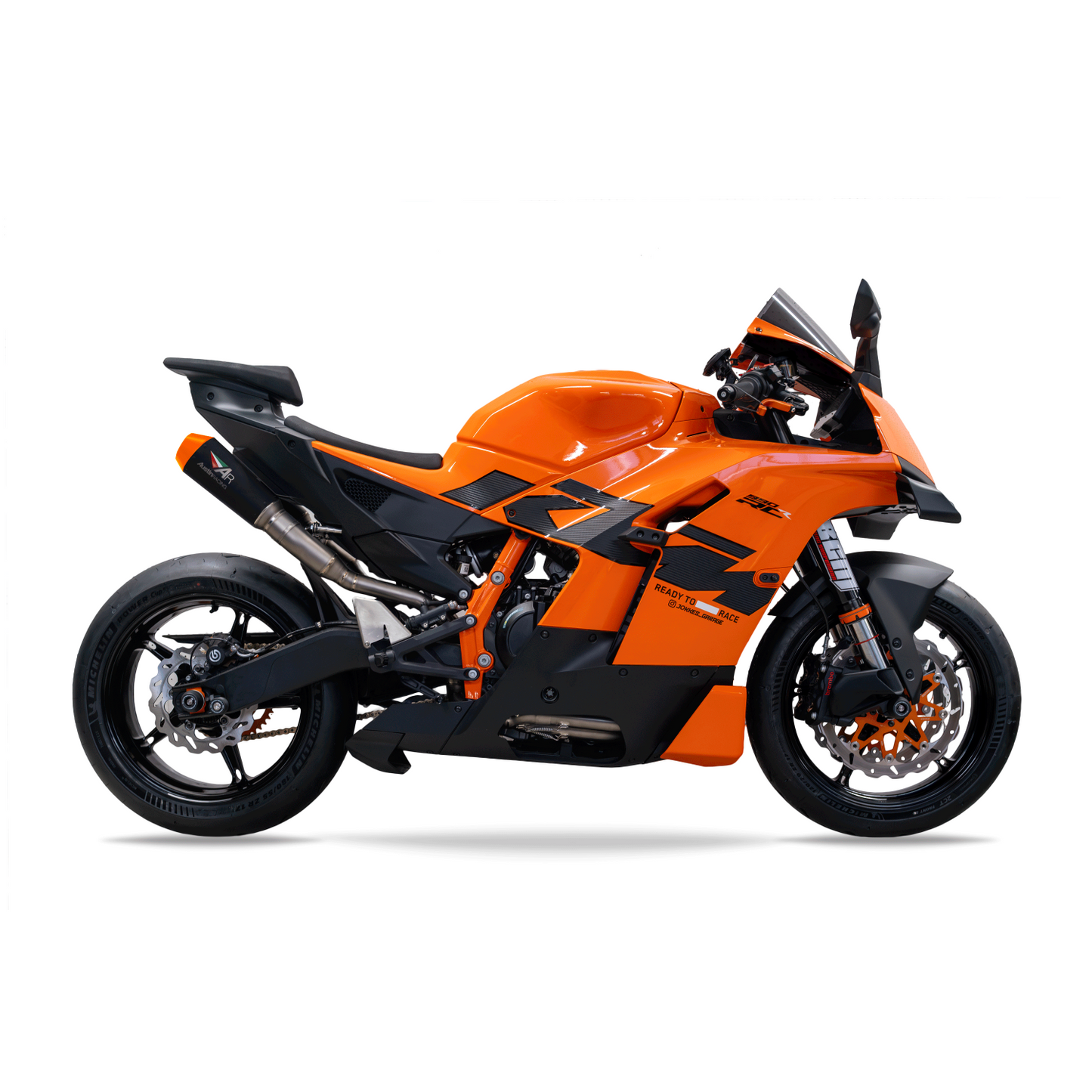 Austin  R22 /RS222-V/ SM MINI 2026 KTM 990 RCR TITANIUM FULL RACE EXHAUST SYSTEMS AR103