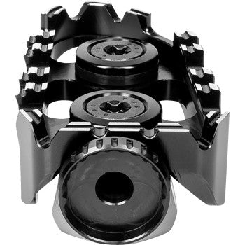 GILLES TOOLING Tech-X Enduro Footpeg - Driver - Black Tuareg 660 2022-2024	 RGK-109-UF35-SET-B