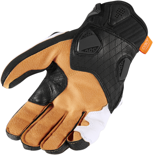 IN STOCK ICON Hypersport™ Short Gloves - White - 3XL 3301-3556