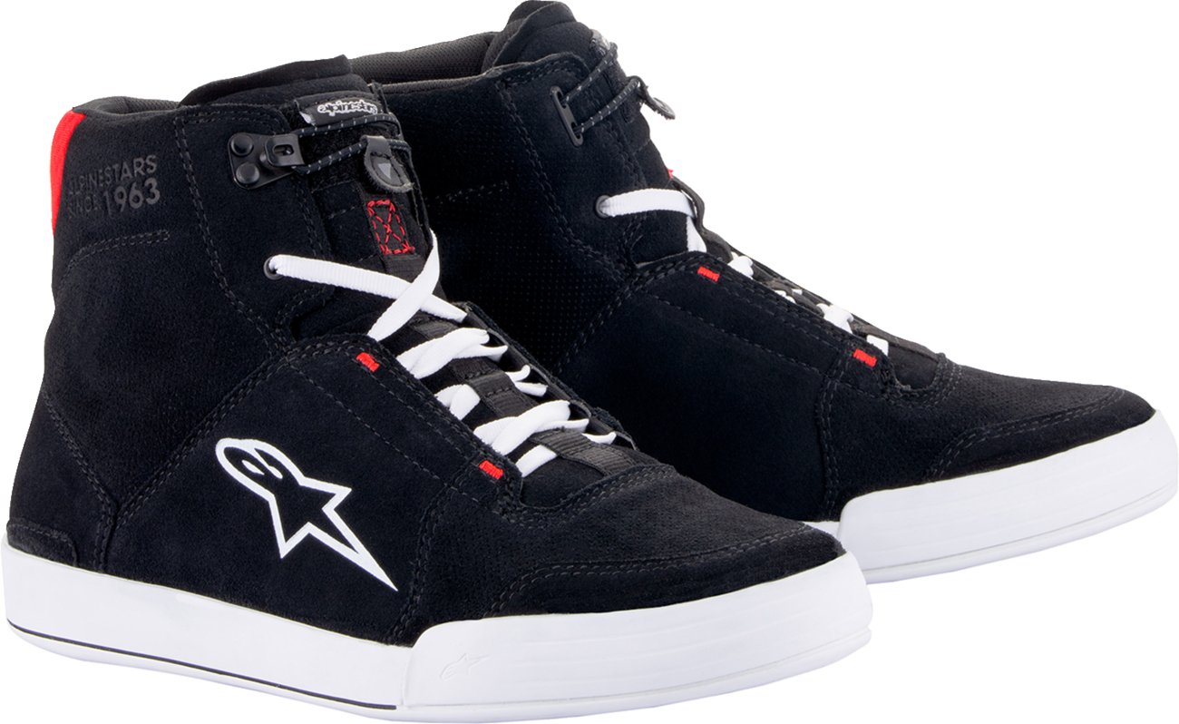 ALPINESTARS Chrome Shoes - Black/White/Red - US 10.5 2512322130411