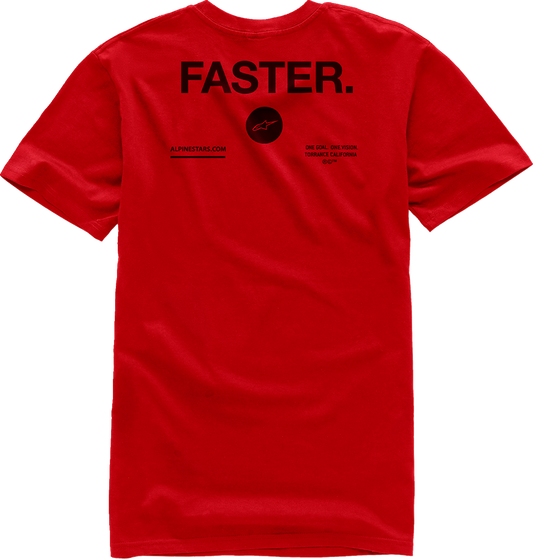 IN STOCK ALPINESTARS Faster T-Shirt - Red - Large 1232-72208-30-L