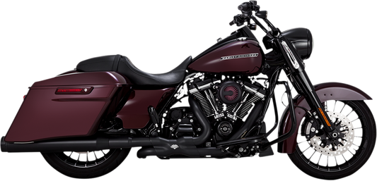 VANCE & HINES 4.5" Torquer Mufflers for FL - Black fits  road glide and Road King models  2017-2024    46674