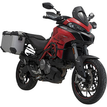 SW-MOTECH TRAX ADV Aluminum Case System - Silver - Ducati Multistrada 950/1200/1260/V2 '15-'24 KFT.22.114.70102/S