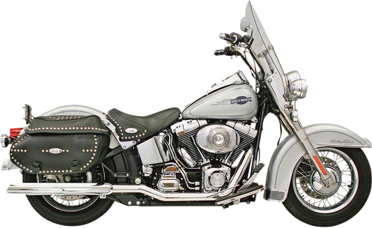 BASSANI XHAUST Tru Dual Exhaust - 07-17 Softail SFT-212