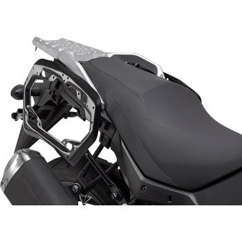 SW-MOTECH TRAX ADV Aluminum Case System - Silver - Suzuki V-Strom 650 '16-'24 KFT.05.876.70101/S