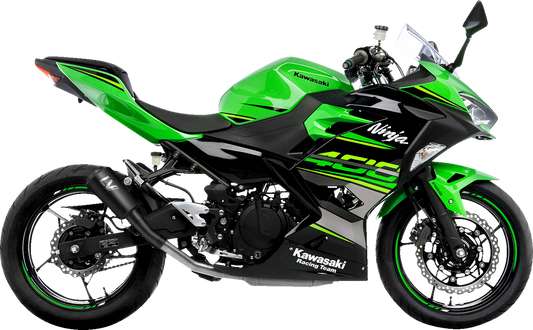 LEOVINCE LV-10 Slip-On Muffler - Full Black Ninja 400/500 2018-2025 15218FBU