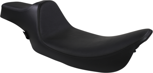 DRAG SPECIALTIES Extended Reach Predator III Seat - Smooth - Black NOT A 2-UP SEAT 8011368