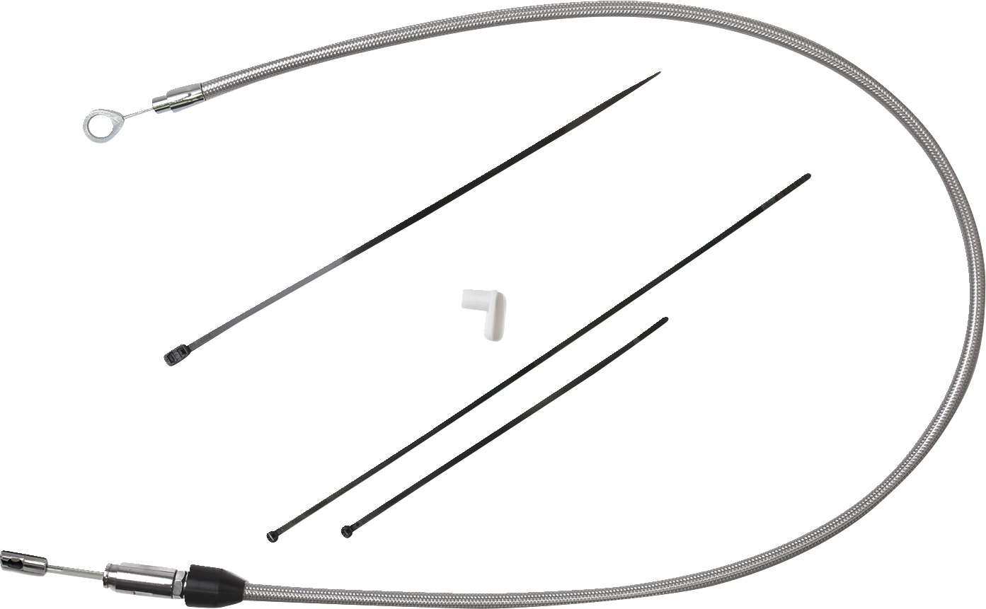 DRAG SPECIALTIES Clutch Cable - Upper - 36" - Stainless Steel 5323402HE