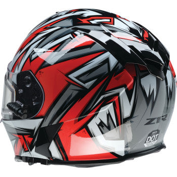 Z1R Warrant Snow Helmet - Neuron - Red/White - Large 0101-17220