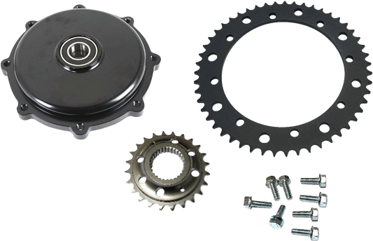 DRAG SPECIALTIES Conversion Sprocket Kit - Black 201409