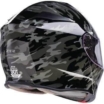 Z1R Solaris 2.0 Modular Helmet - Camo - Black/Gray - 2XL 0100-2612