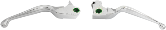 DRAG SPECIALTIES Lever Set - Chrome H07-0596