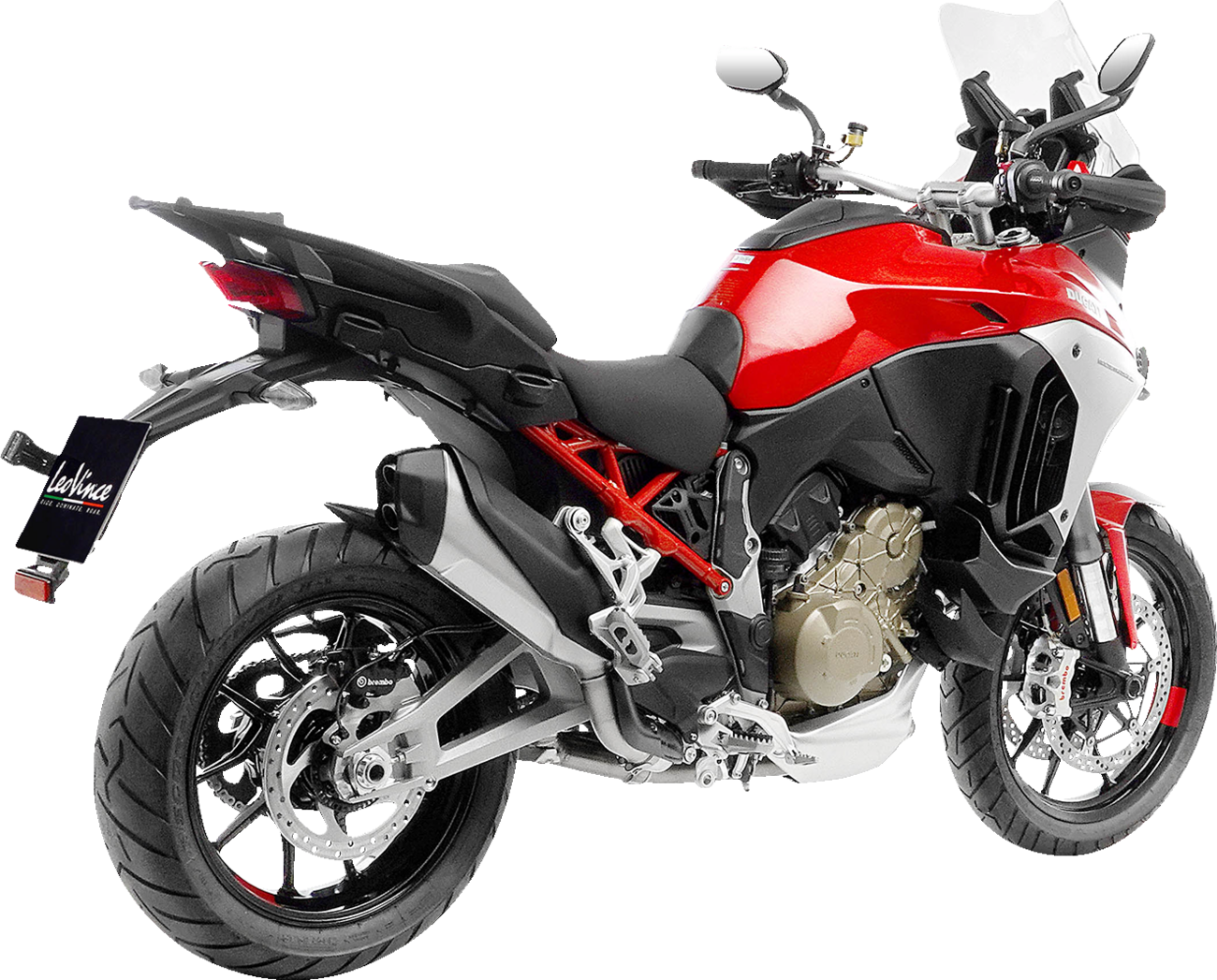 LEOVINCE Cat Eliminator Link Pipe - Stainless Steel DUCATI MULTISTRADA 1100 V4/V4 S/PIKES PEAK 2021 - 2024 80036