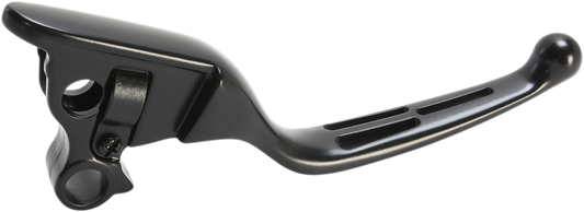 DRAG SPECIALTIES Clutch Lever - Wide Blade - Slotted - Black H07-0603MB-C