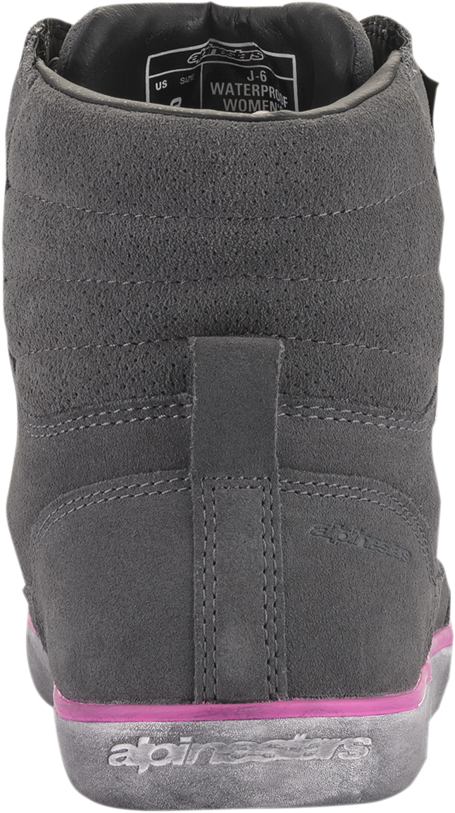 IN STOCK ALPINESTARS J-6 Waterproof Women's Shoes - Gray/Pink - US 7.5 254222090958