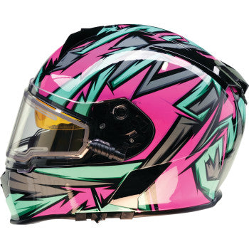 Z1R Warrant Snow Helmet - Neuron - Pink/Teal - XS 0101-17209