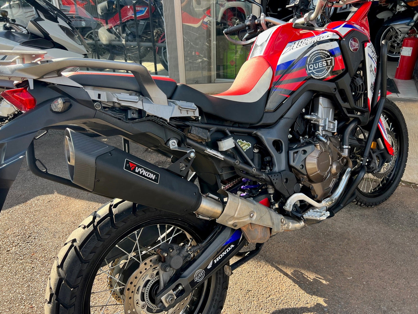 Vykon exhaust Slip On X Africa Twin 1000 2019 - 2021 AT-SO-19-21X