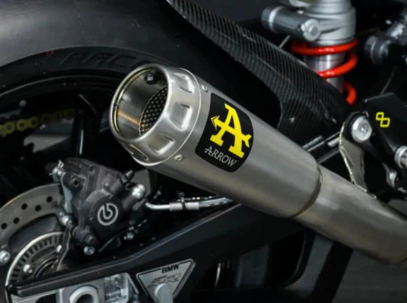 71206CP Arrow S1000RR 20-25/M1000RR 23-24 Competition Evo Full Exhaust Titanium with STEEL headers