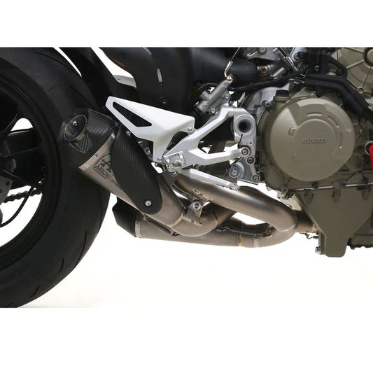 Arrow Ducati Panigale /Streetfighter V4 V4S  18-24 Racing Double Works Titanium Silencers + 1:1 Titanium Link Pipe 71162pk