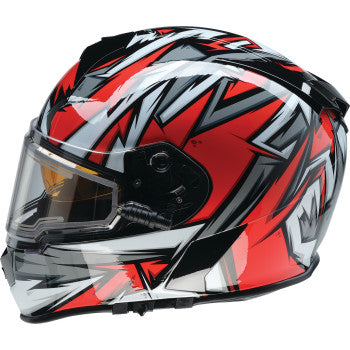 Z1R Warrant Snow Helmet - Neuron - Red/White - Large 0101-17220