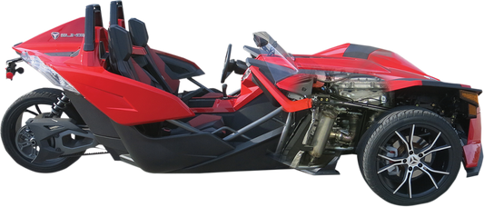 BASSANI XHAUST Muffler - Stainless Steel - Slingshot  Polaris Slingshot  2015-2016 6S17