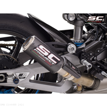 SC-Project Carbon  slip-on +Akrapovic headers Full Titanium Exhaust System for S1000RR  2021-2025/M1000RR 21-24 E-B10E8 B33-50CR