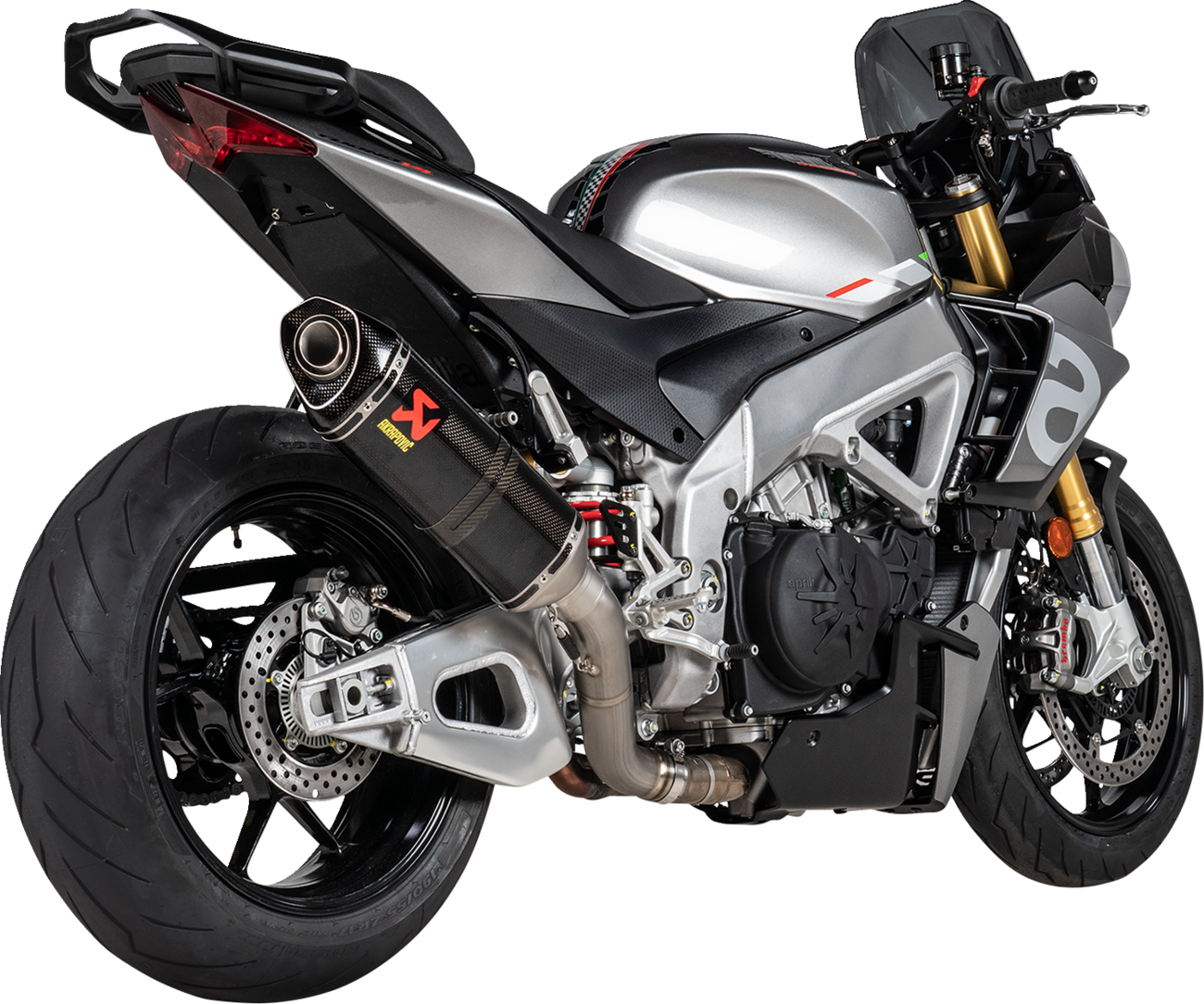AKRAPOVIC Slip-On Line Muffler - Carbon Fiber RSV4  / Tuono V4 1100  2021-2024 S-A10SO13-RC 1811-4238
