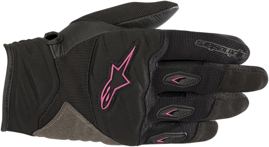 ALPINESTARS Stella Shore Gloves - Black/Fuchsia - Large 3516318-1039-L