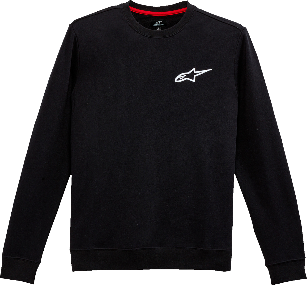 IN STOCK ALPINESTARS Ageless Crew Fleece - Black - Large 1232-51020-10-L