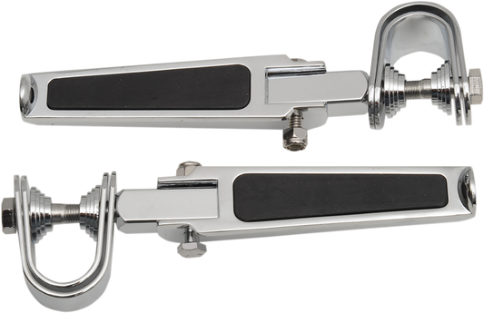 DRAG SPECIALTIES U-Clamp Footpegs - Rubber Inlay 17-6452BXLB1