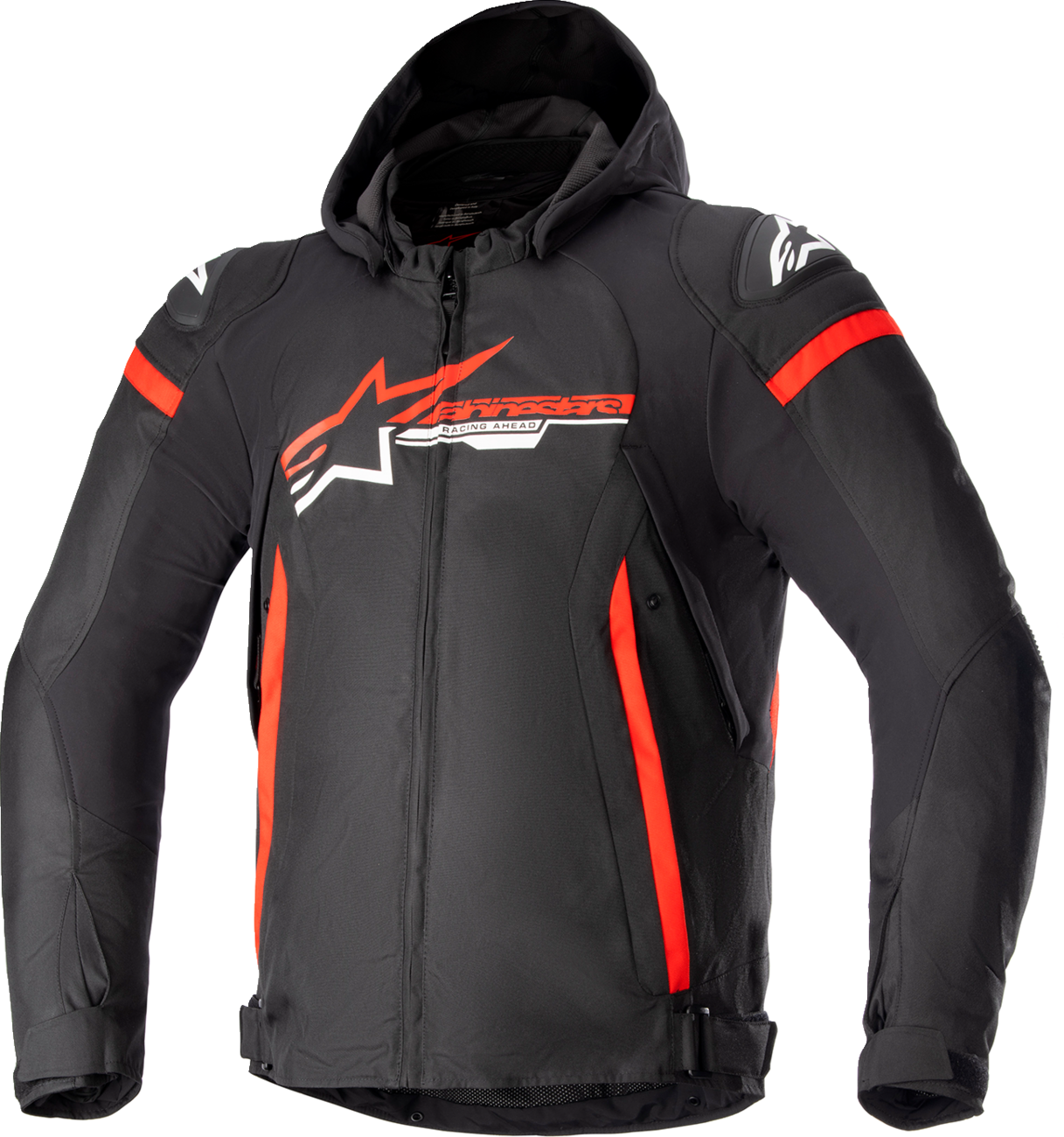 ALPINESTARS Zaca Waterproof Jacket - Black/Red/White - 2XL 3206423-1342-2X