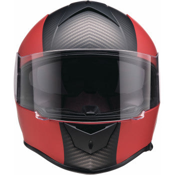 Z1R Warrant Helmet - Carbon - Red - Large 0101-17429