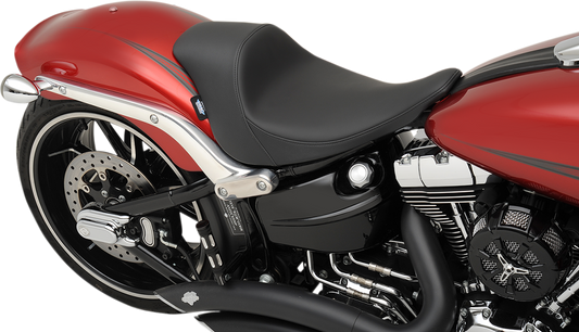 DRAG SPECIALTIES EZ-Solo Seat - Smooth - Solar-Reflective Leather - FXSB 0802-0922