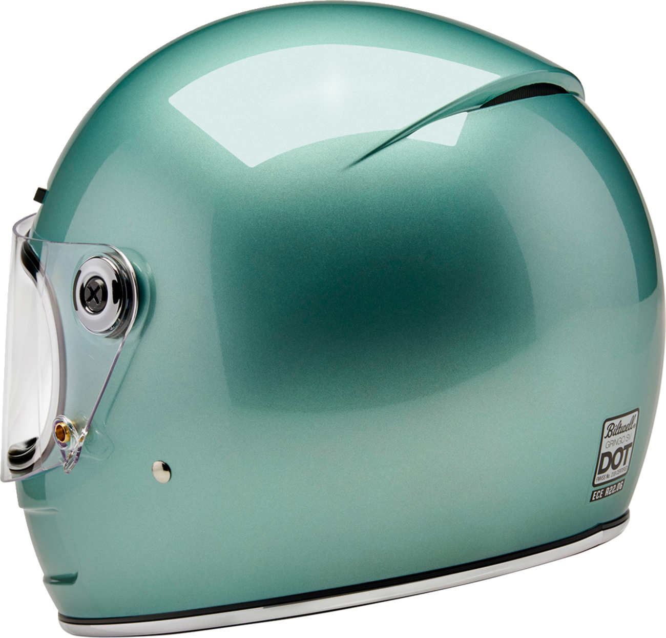 BILTWELL Gringo SV Helmet - Metallic Seafoam - Large 1006-313-504