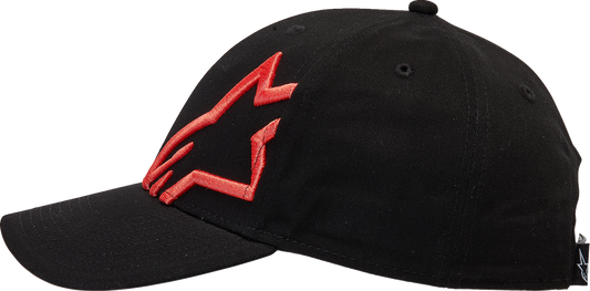ALPINESTARS Corp Snap 2 Hat - Black/Warm Red - One Size 1211810091523OS