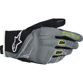 ALPINESTARS Moblast WP Gloves - Fur Gray/Black/Sulphur Yellow - Small 3520226-9352-S